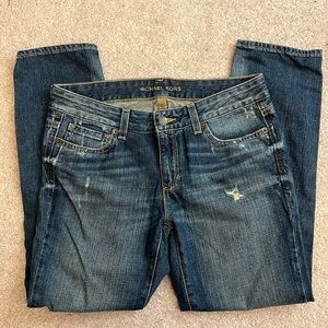 Michael Kors Indigo Straight Leg Jeans